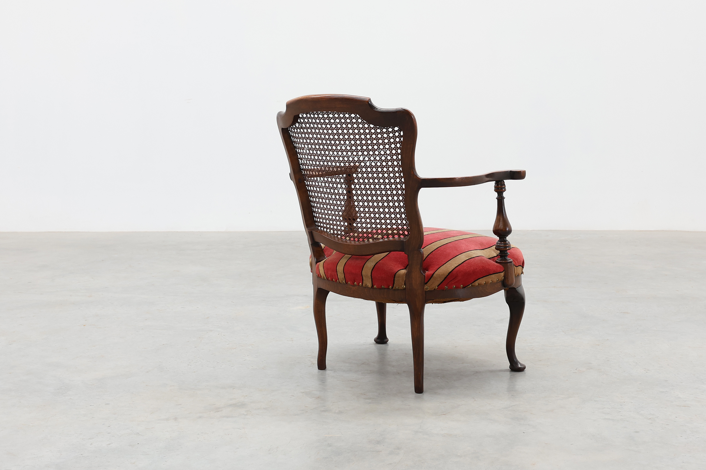 Louis XV‑Style Oak and Cane Armchair, France, circa 1890thumbnail